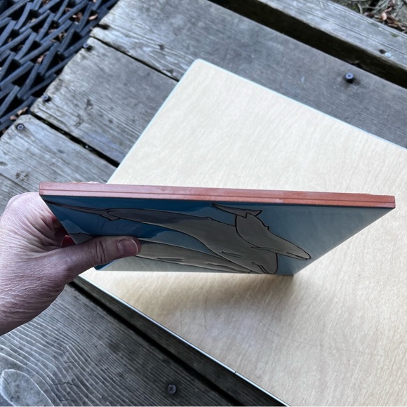 Arius Tiles Vintage Humpback Whales 8 X 8 Ceramic Art Tile - Picture 5 of 8